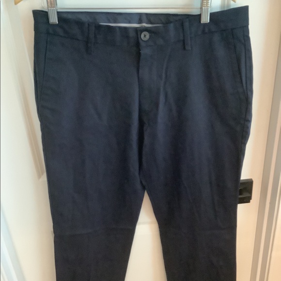 Dockers Pants Dockers Flex Comfort Straight Fit Flat Front Navy Blue Mens 34x32 Poshmark